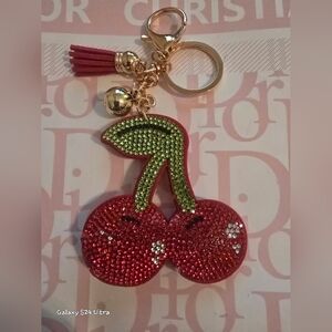 Cherry Bag Charm New 🍒
